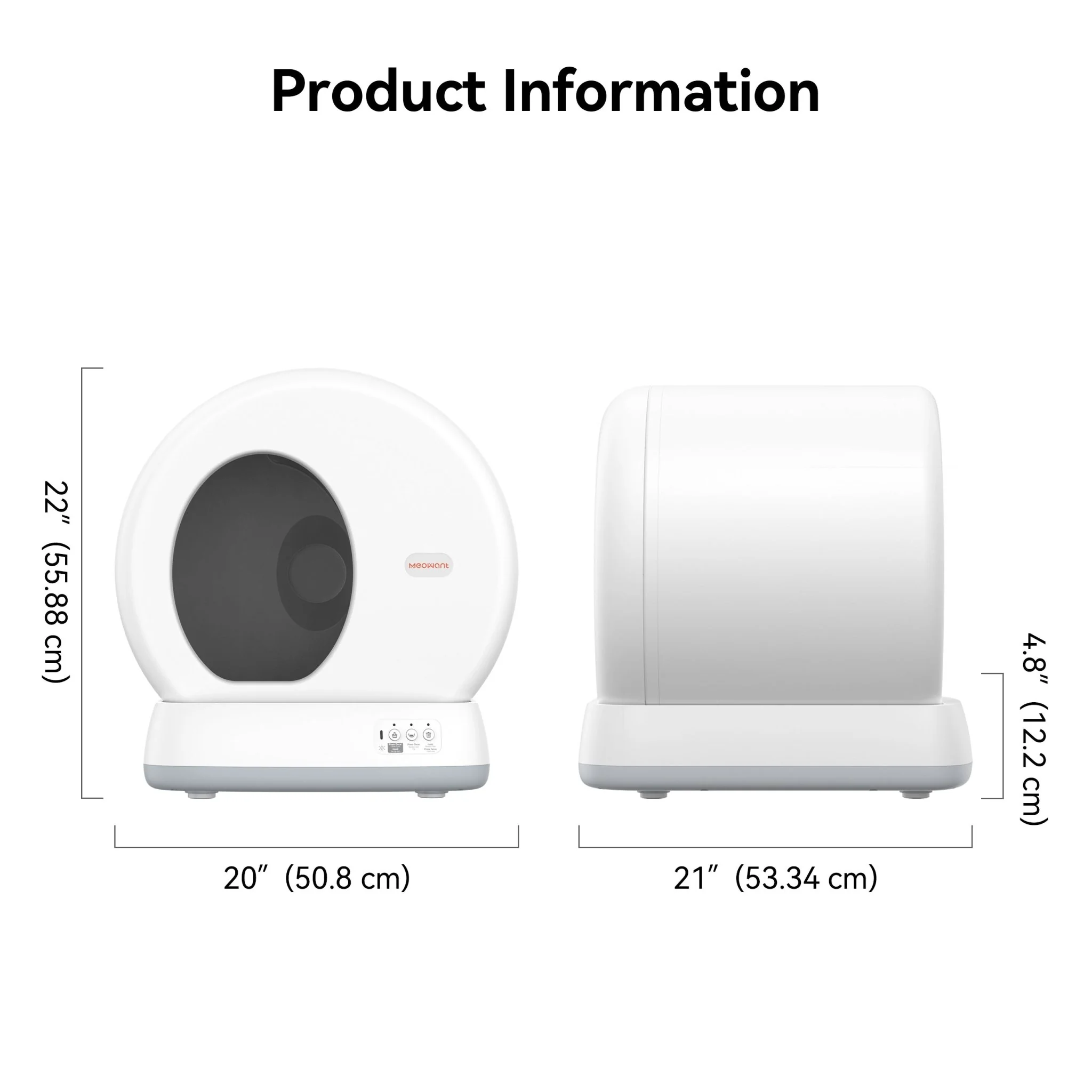 Meowant Self Cleaning Litter Box - SC01 Double Set