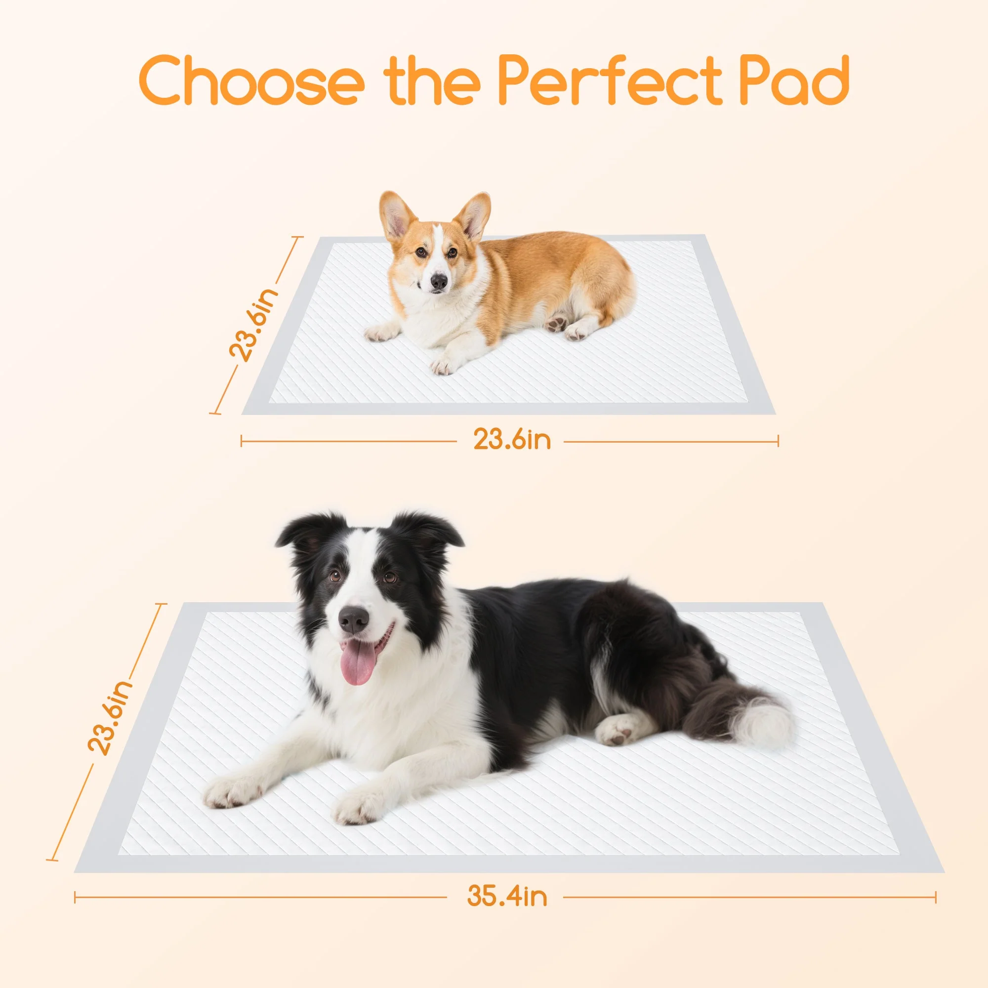 Meowant Pet Training Pads with 6-Layer Leak Protection MW-LDP01