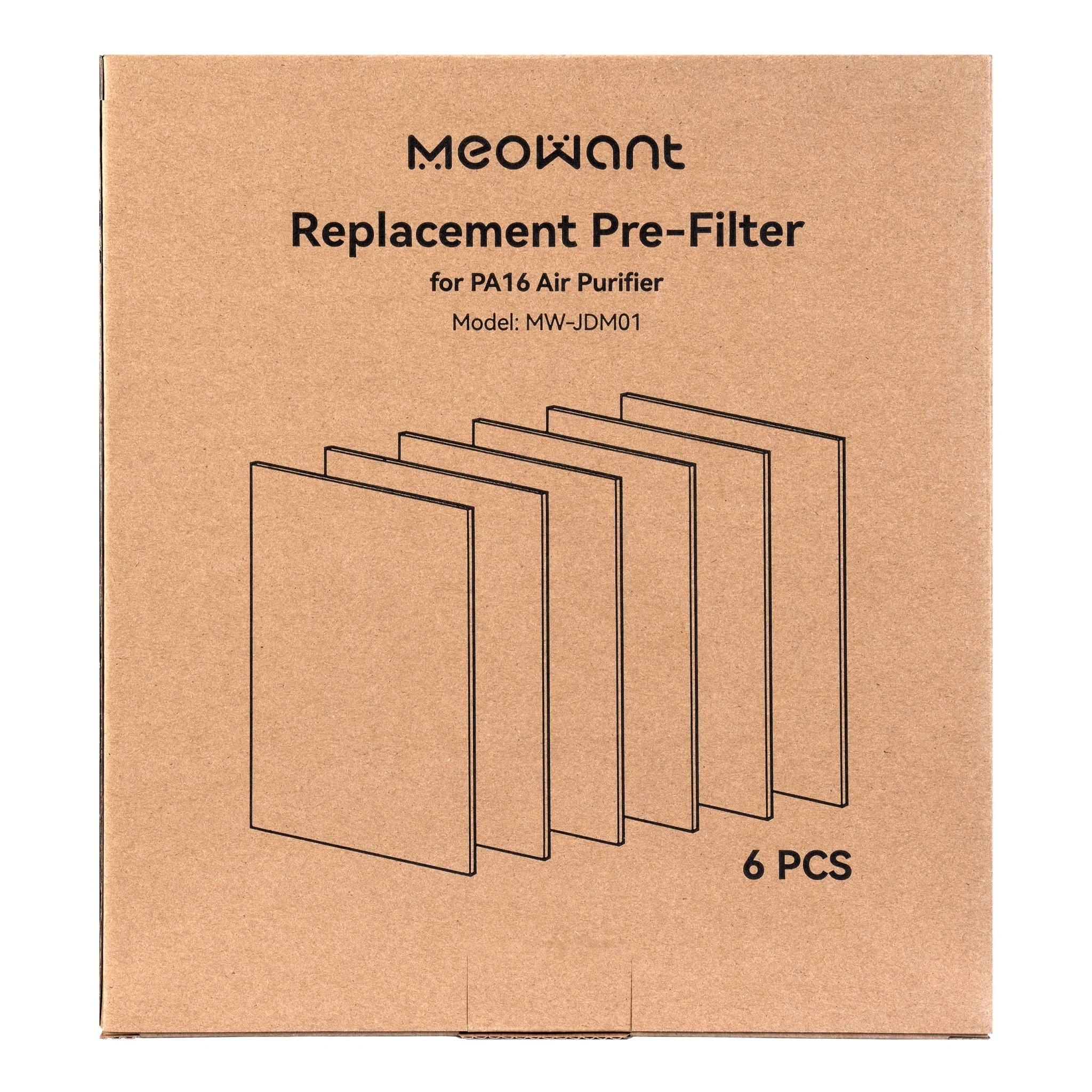 Meowant PA16 Replacement Pre-Filters