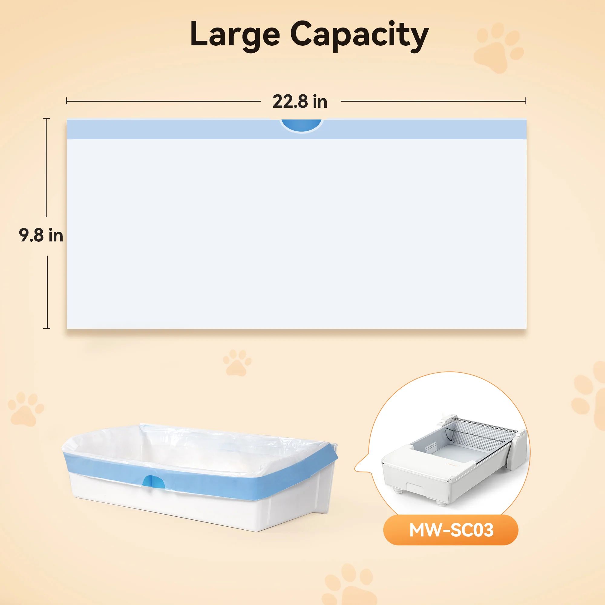 MeoWant Litter Box Liners (SC03)
