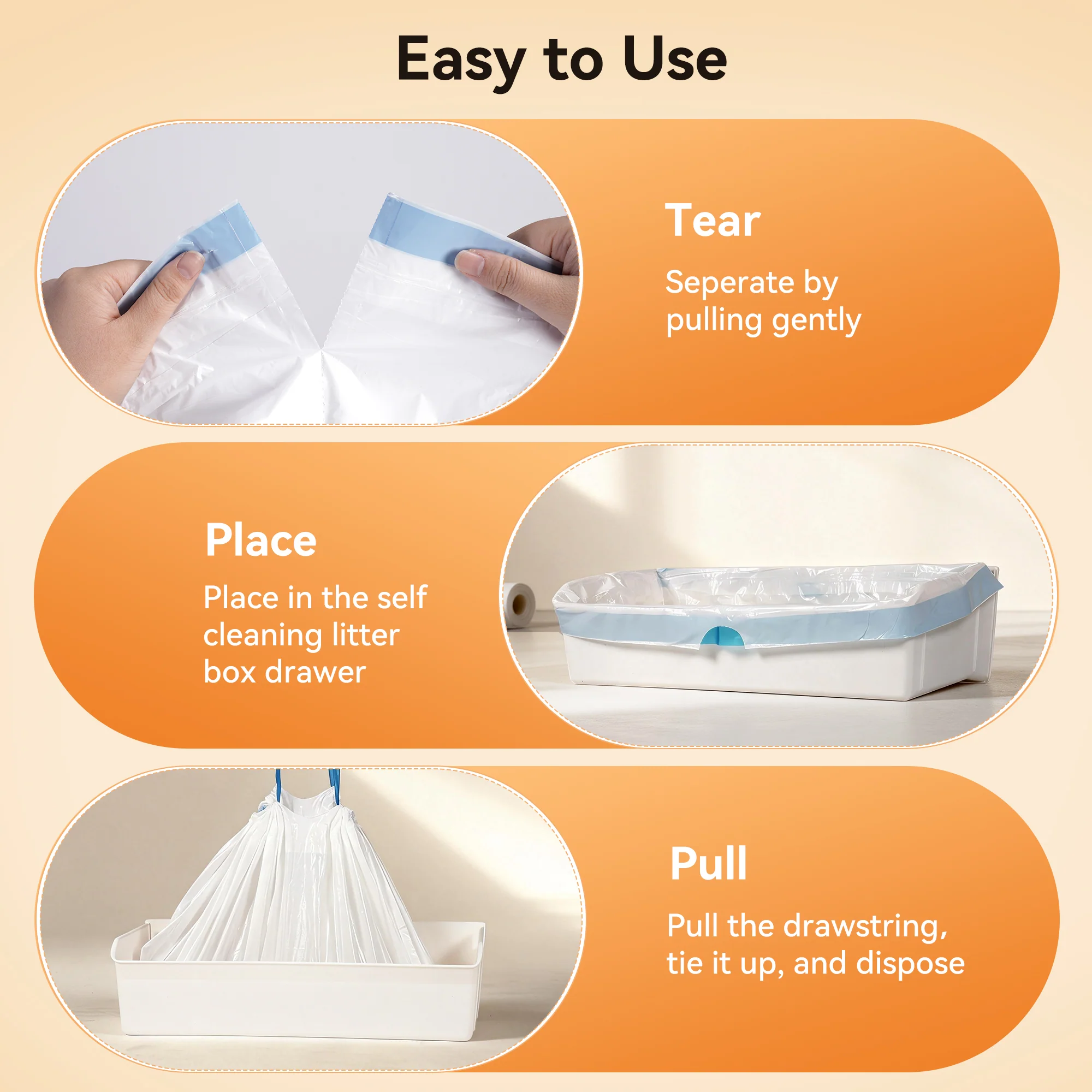 MeoWant Litter Box Liners (SC03)