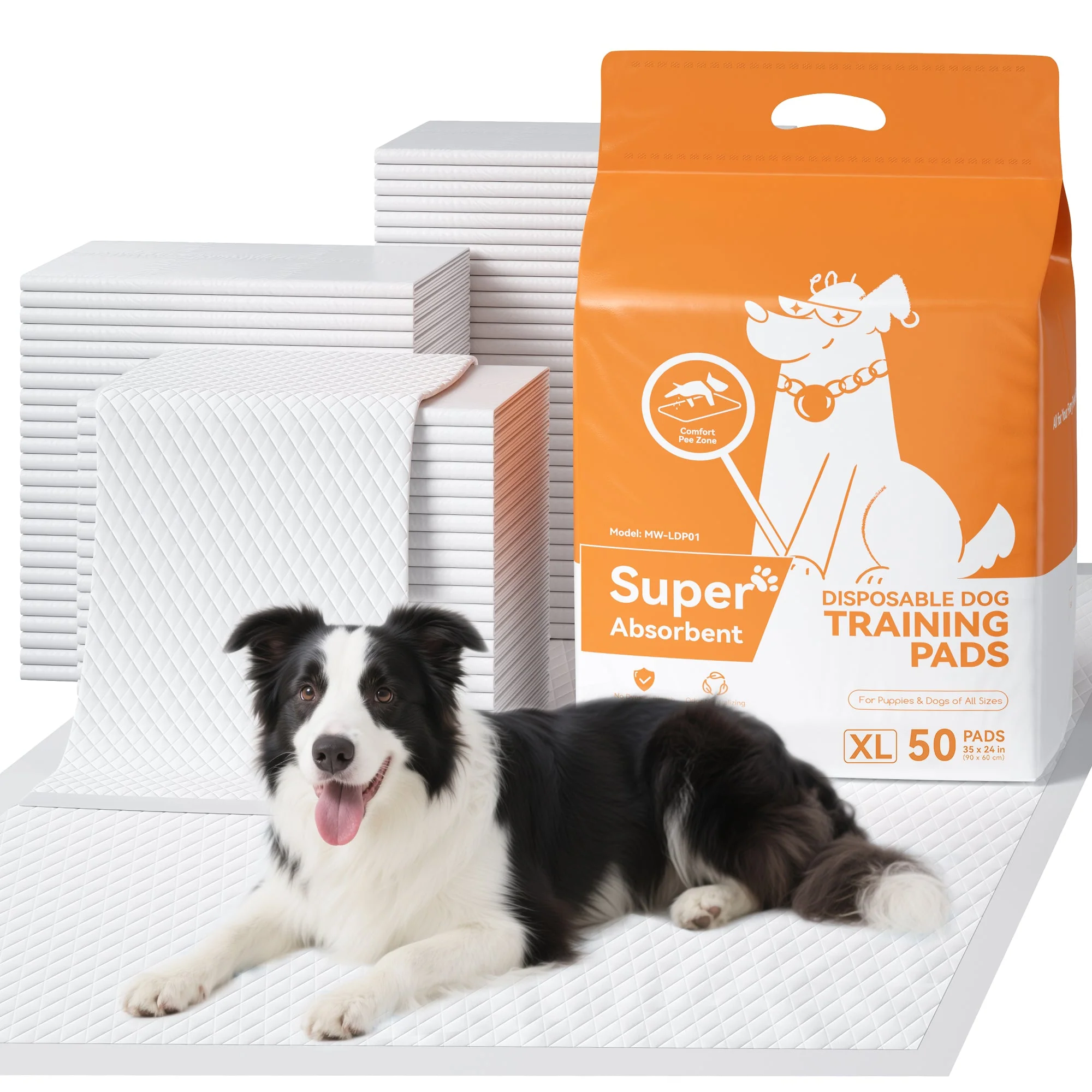 Meowant Pet Training Pads with 6-Layer Leak Protection MW-LDP01