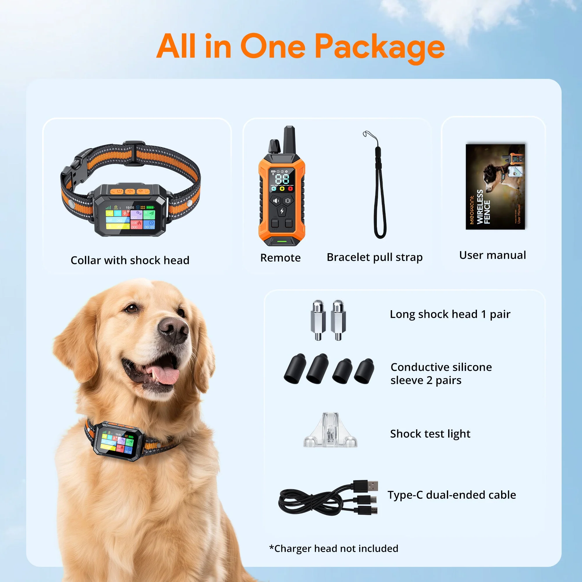 Meowant GPS Dog Fence - MW-WR01