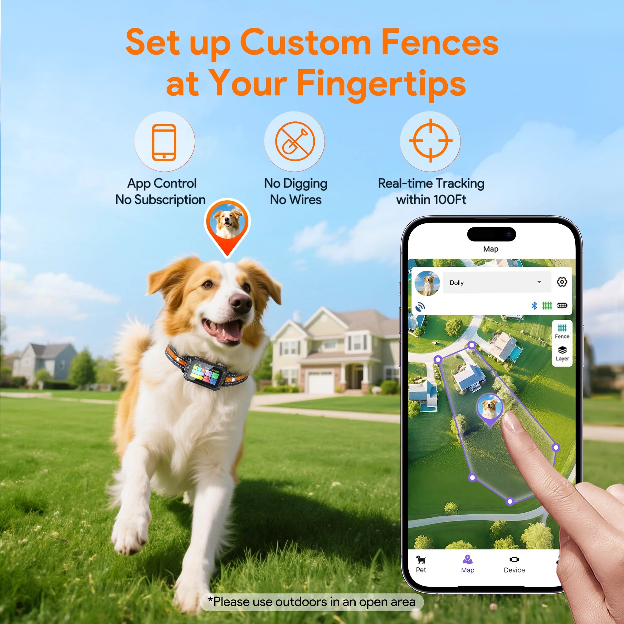 Meowant GPS Dog Fence - MW-WR01