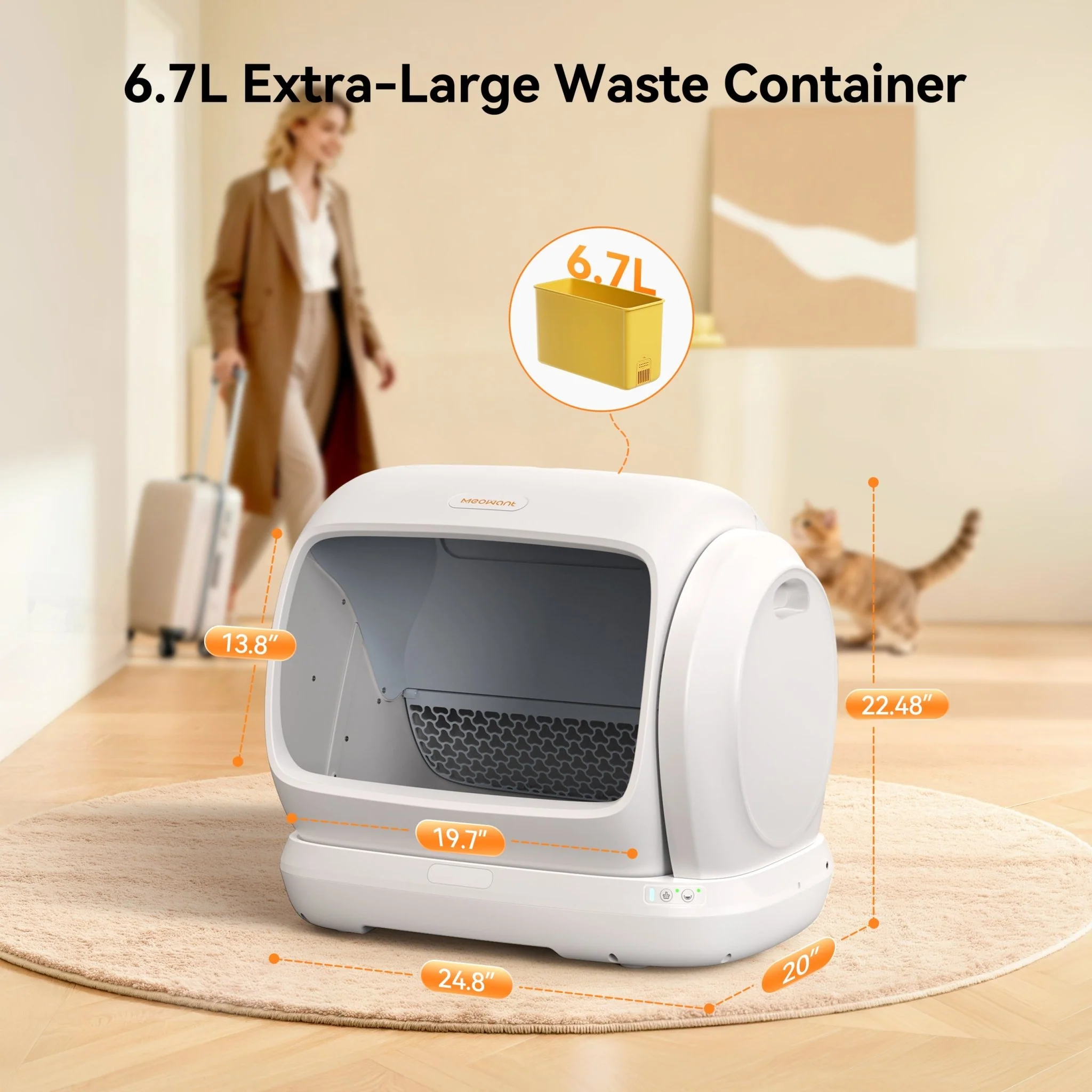 Meowant Self-Cleaning Cat Litter Box – MW-SC09